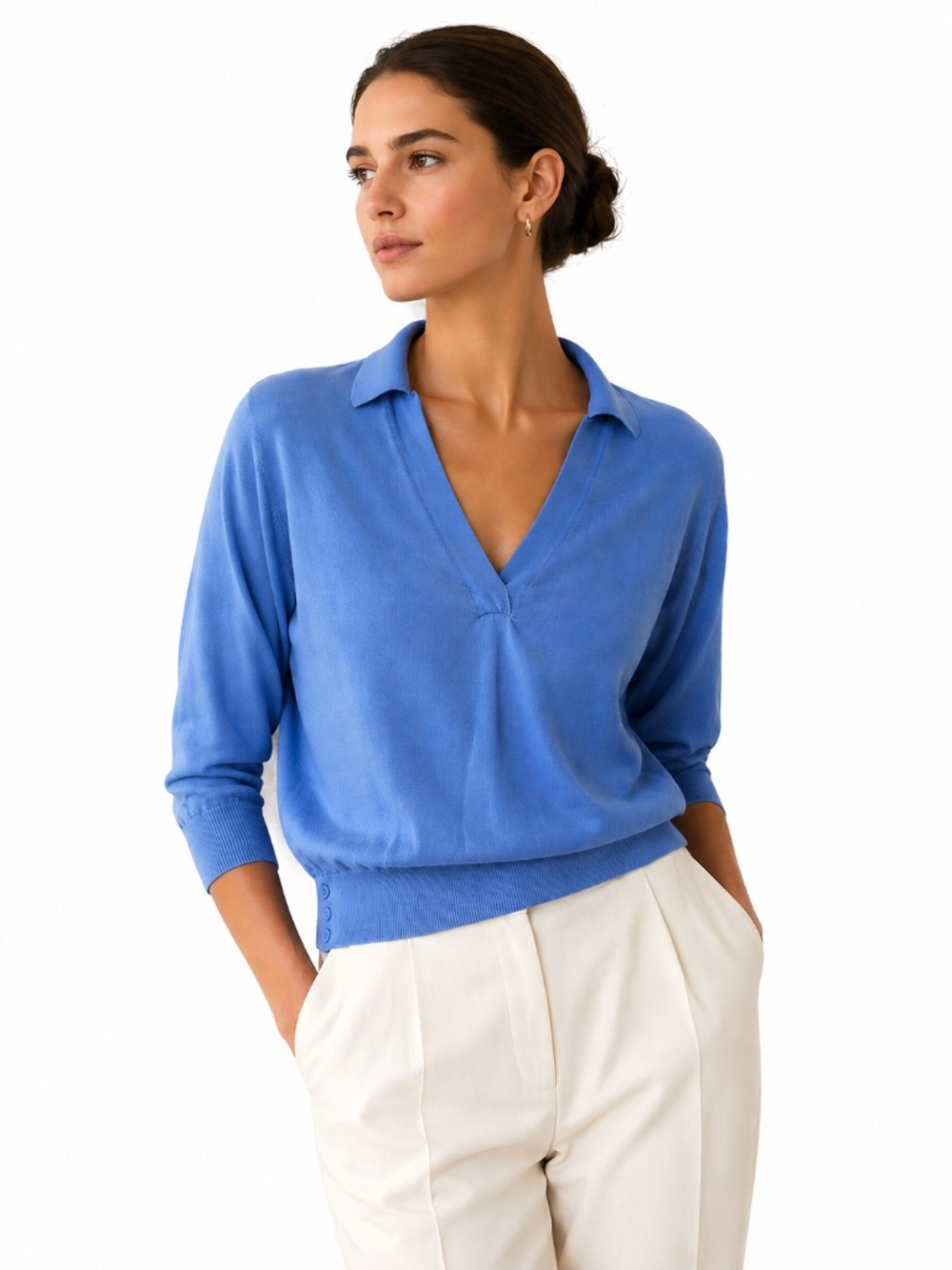 Anthropology Aldo Martins sweater L corporate girlie work office classic luxury